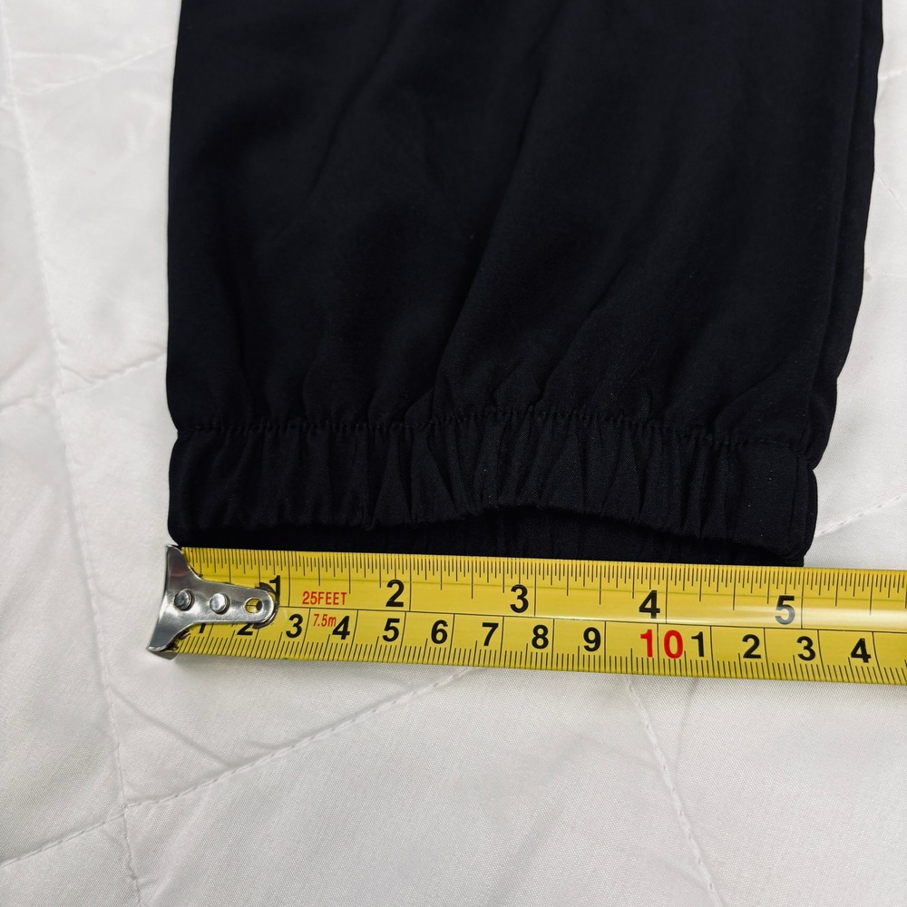 Born Outdoor Black Jogger Pants Womens XL Elastic Waist Zip Pockets Stretch - Picture 13 of 13